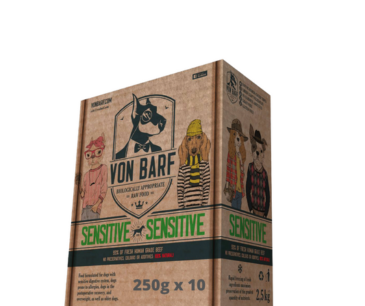 VON BARF SENSITIVE 125 20X125 GR 2.5 KG