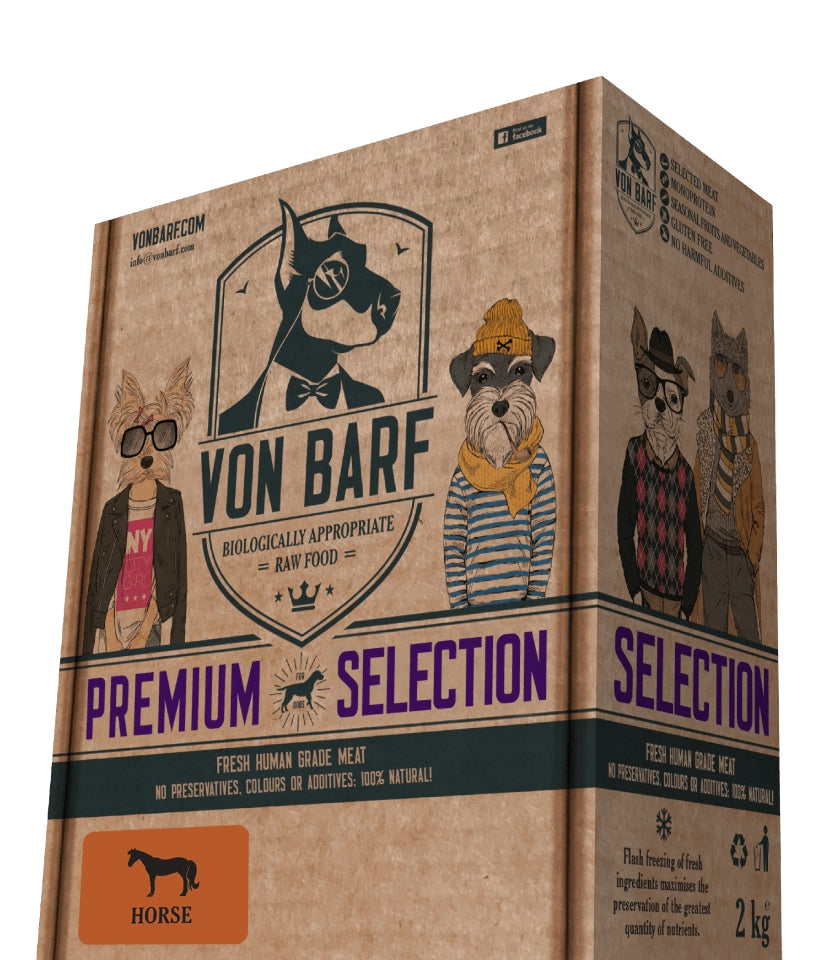 VON BARF PREMIUM SELECTION HORSE 2KG