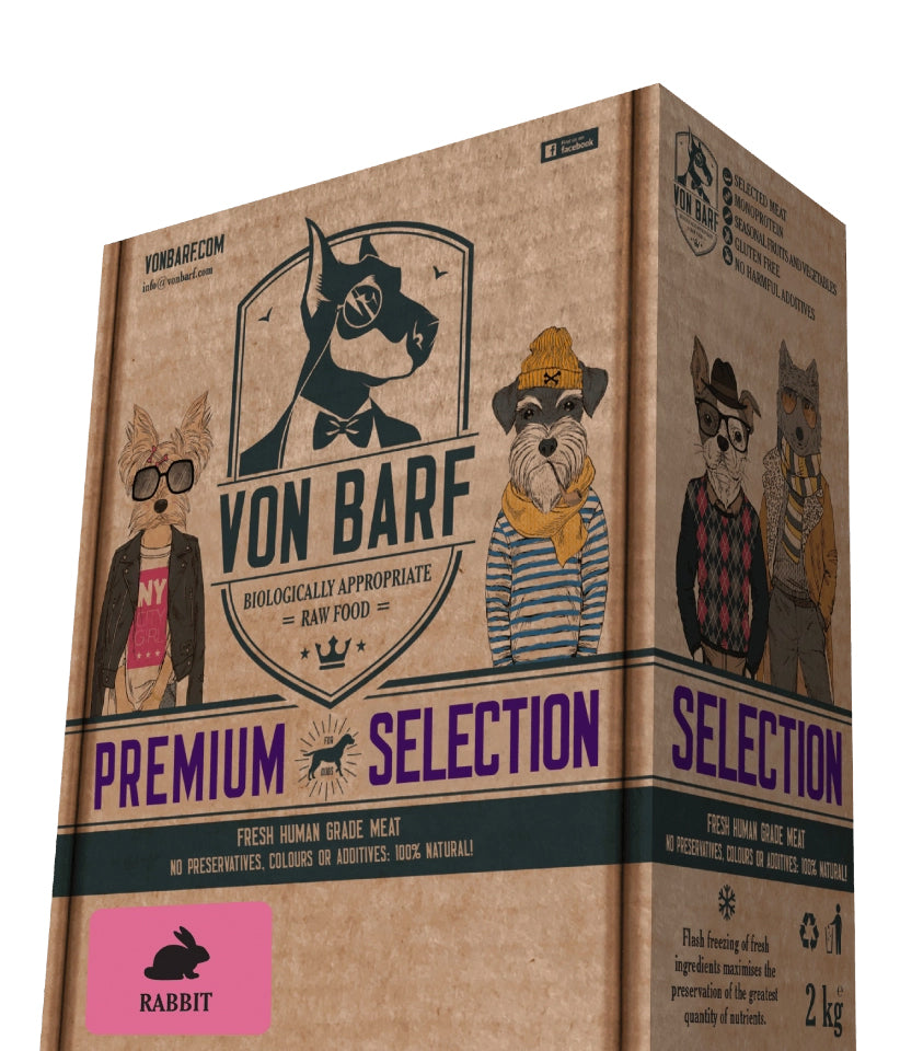 VON BARF PREMIUM SELECTION RABBIT 2KG