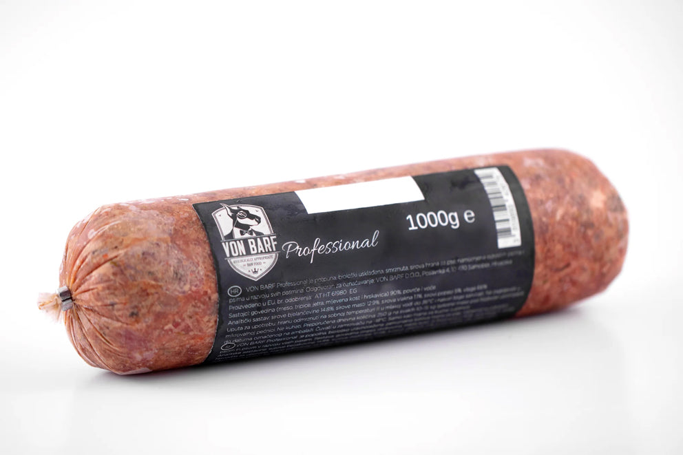 VON BARF PROFESSIONAL BEEF 1000 GR